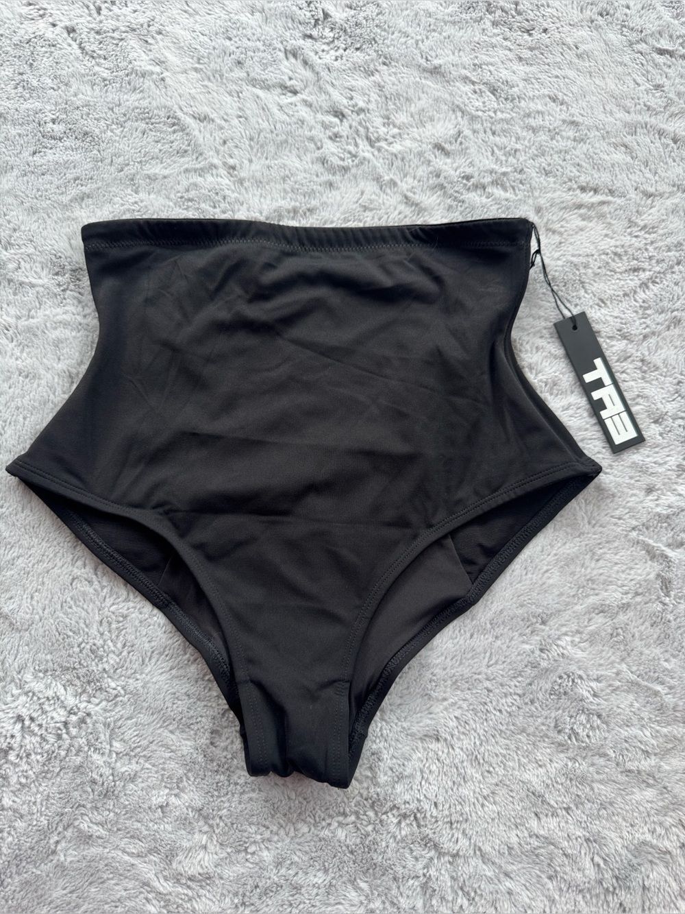 TA3 Extreme Kini Bottom Snatched Waist Swimsuit Black Small